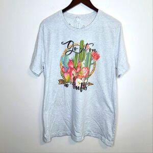 Go Sit On A Cactus Bella Canvas Tee Size XL